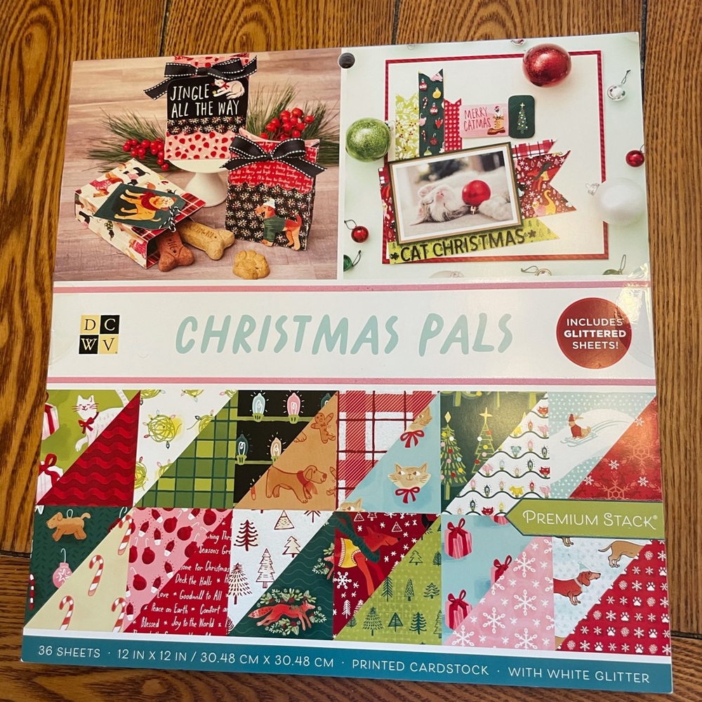 Christmas Pals cardstock tablet